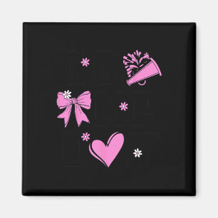 Comp Day Cheer Mum Retro Cheerleading Love Women G Magnet