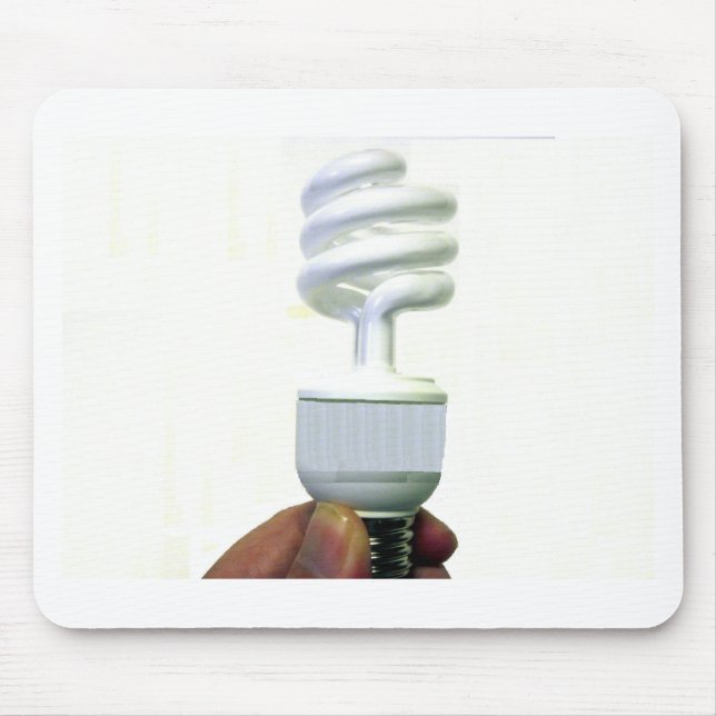 Compact Fluorescent bulb Mouse Pad (Front)