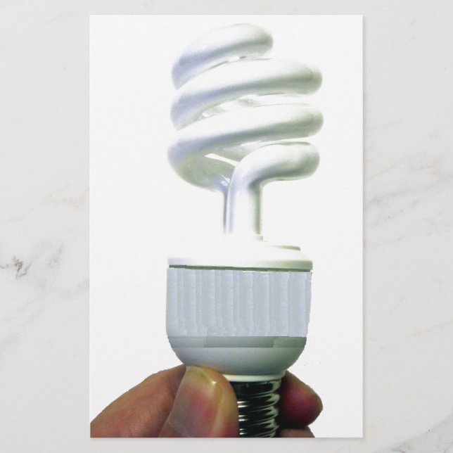 Compact Fluorescent bulb Stationery (Front)
