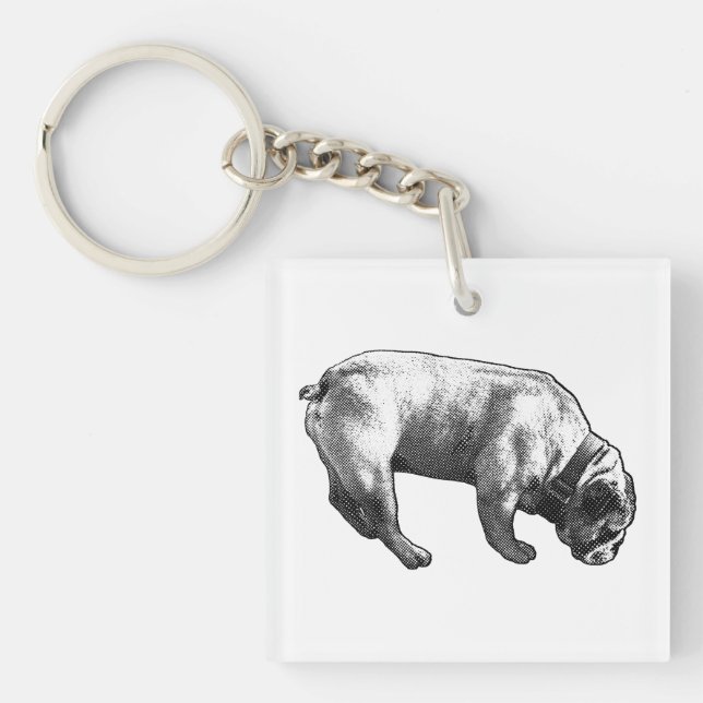 Compact Sleuth, Bold Dot Key Ring (Front)