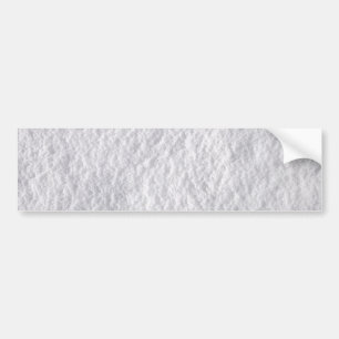 Compacted Snow Texture Bumper Sticker