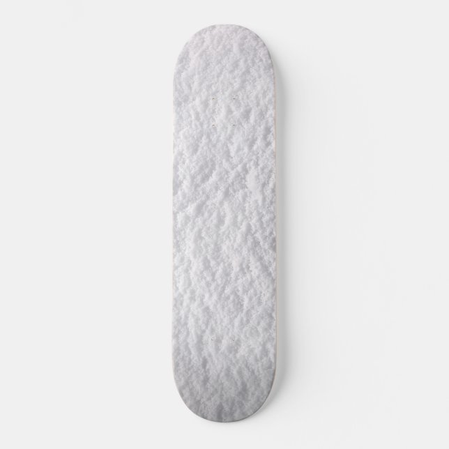Compacted Snow Texture Skateboard (Front)