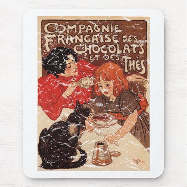 Compagnie - distressed mouse pad (Front)