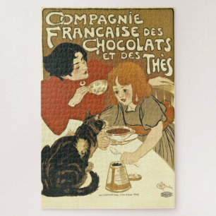 Compagnie French Chocolate 1895 Vintage Ad Jigsaw Puzzle