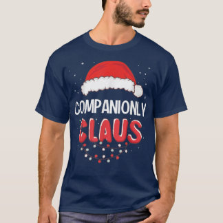 Companionly Santa Claus Christmas Matching Costume T-Shirt