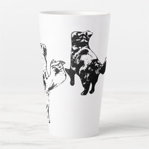 Companions Ahead in Autumn Light Latte Mug
