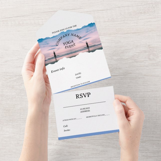 COMPANY ANIVERSARY EVENT INVITATION customisable (Tearaway)