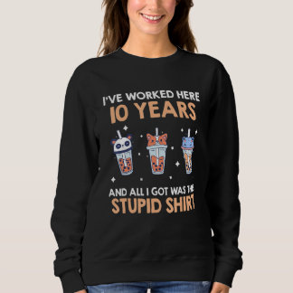 Company Anniversary 10 Years Service Anniversary Sweatshirt