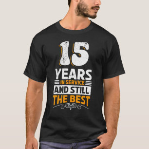 Company Anniversary 15 Years Service Anniversary T-Shirt
