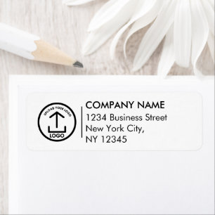 Company Branded Business Mail Return Address Label