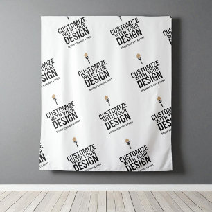 Company Branded Custom Personalised Minimalist Tapestry