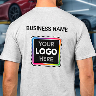 Company Branded Logo T-Shirt - Front & Back Print