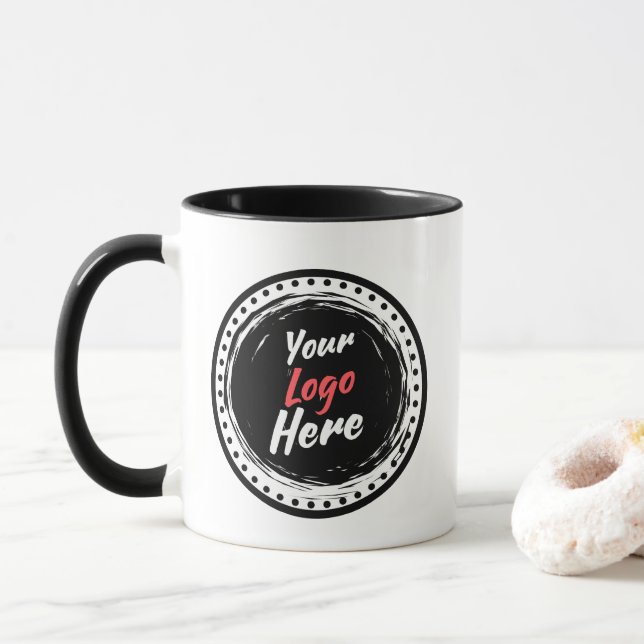 Company Branded Your Logo Here Mug (With Donut)