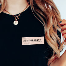 Company Branded Your Logo Here Name Tags Badges