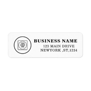 Company Business Logo Professional Brand Label Return Address Label
