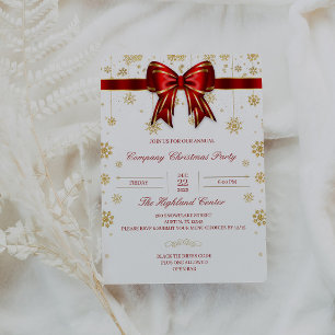Company Christmas Party Invitation Email Corporate
