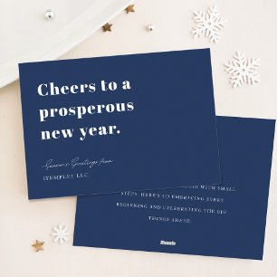 Company Corporate Christmas Business Greetings Holiday Card