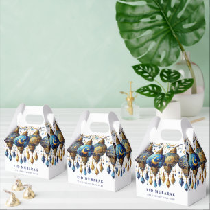 Company Corporate Eid Mubarak Holiday Postcard Favour Box