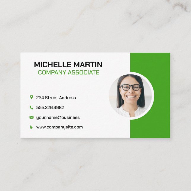 Company | Corporate Professional Template Business Card (Front)