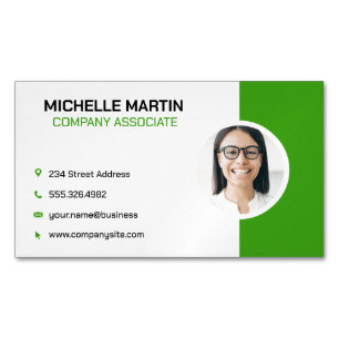 Company Corporate Professional Template Magnetic Business Card