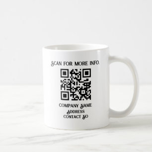 Company gift QRcode with personalisation BG Coffee Mug