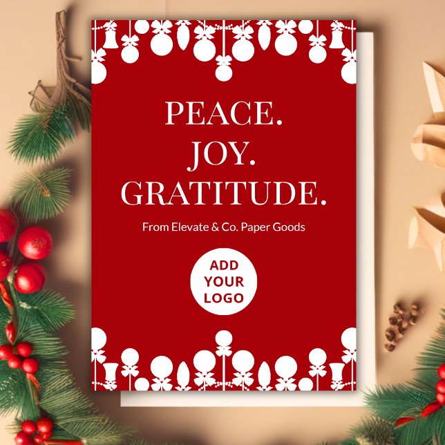 Company Holiday Card | Custom Message (Creator Uploaded)