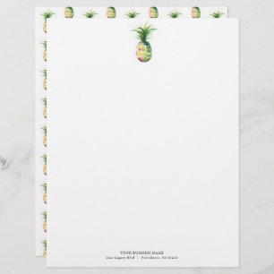 Company Letterhead Design Pineapple