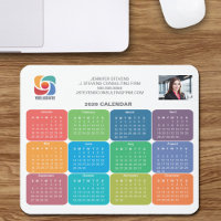 Company Logo 2026 Business Colourful Calendar