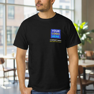 Company Logo and Text or Slogan   Small Business T-Shirt