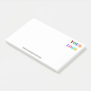 Company Logo and Website Business Post-it® Notes