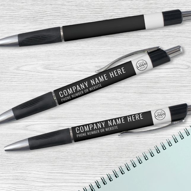 Company Logo Black Minimal Business (Company Logo Black Minimal Business Pen)