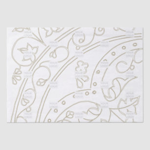 Company Logo Brand Pattern Elegant Business Tissue Paper