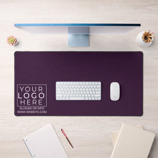 Company Logo Branded Custom Employee Workstation  Desk Mat (Office 1)