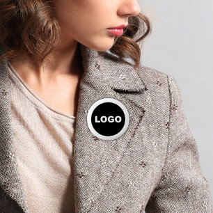 Company Logo Branding Employee Promotional 3 Cm Round Badge