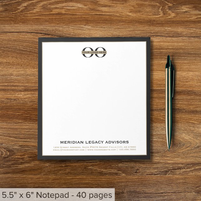 Company Logo Business Notepad (Creator Uploaded)