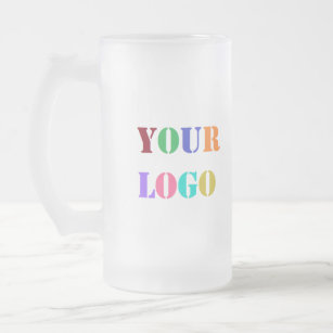 Company Logo Business Promotional Glass Beer Mug