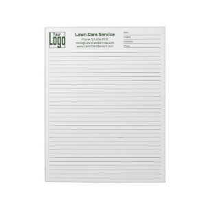 Company Logo College Rule Project Identifier Notepad