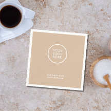 Company Logo  Corporate Paper napkins