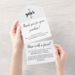 Company Logo Customer Appreciation Cards