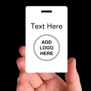 Company Logo Design ID Badge