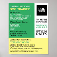 Company Logo, Dog Trainer Advertising