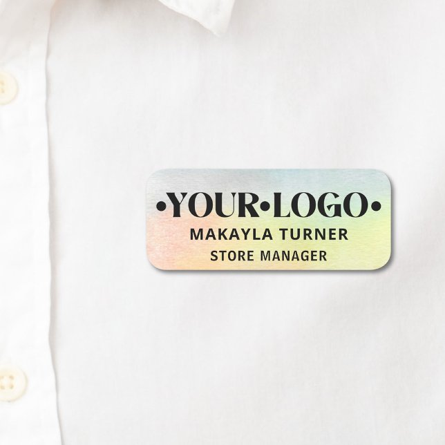 Company Logo Employee  Name Tag (Creator Uploaded)