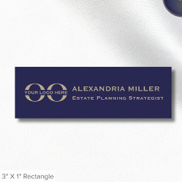 Company Logo Employee Name Tag