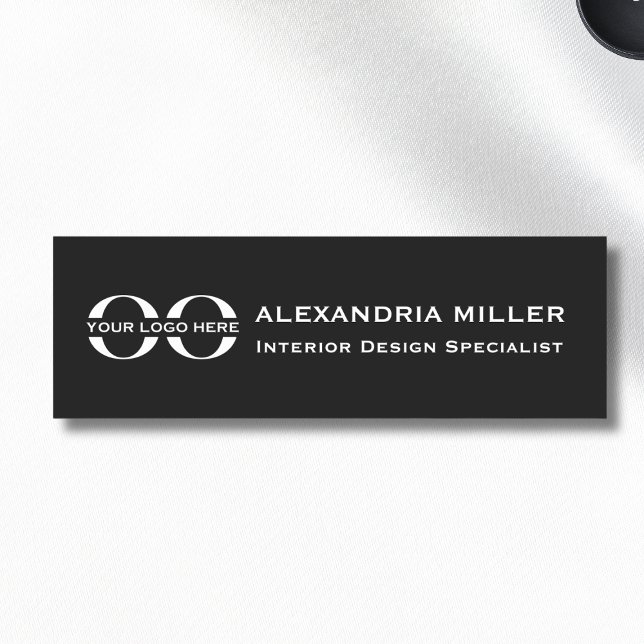 Company Logo Employee Name Tag (Creator Uploaded)