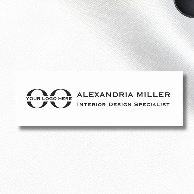 Company Logo Employee Name Tag (Creator Uploaded)