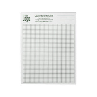 Company Logo Grid Graph Notepad