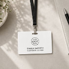 Company Logo ID | Custom Employee Staff Minimalist