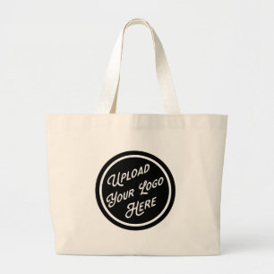 Company Logo Marketing Swag Large Tote Bag
