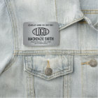 Company Logo Professional Employee Faux Silver
