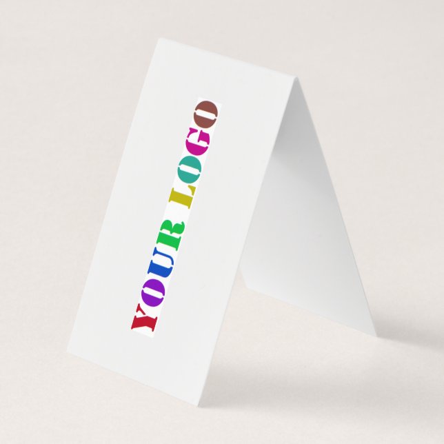 Company Logo Promotional Business Card Example (Back)